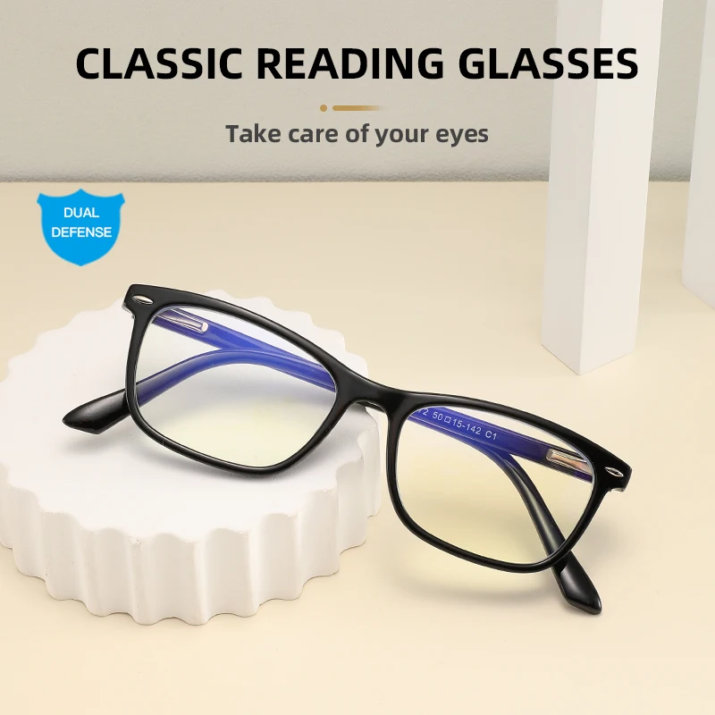 2025 NEW Blue Light Reading Glasses Eye Glasses Frame for Women Men Retro Acetate Anti-Blue Light Computer Eyew 0 +1.0 +2.0 +3.0
2025 NEW Blue Light Reading Glasses Eye Glasses Frame for Women Men Retro Acetate Anti-Blue Light Computer Eyew 0 +1.0 +2.0 +3.0