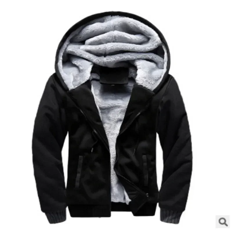 Jackets Men Coats Thick Baseball Coat Hooded Zipper Splice Sweatshirts Jacket Warm Full Sleeve Casual Regular Autumn Winter
Jackets Men Coats Thick Baseball Coat Hooded Zipper Splice Sweatshirts Jacket Warm Full Sleeve Casual Regular Autumn Winter