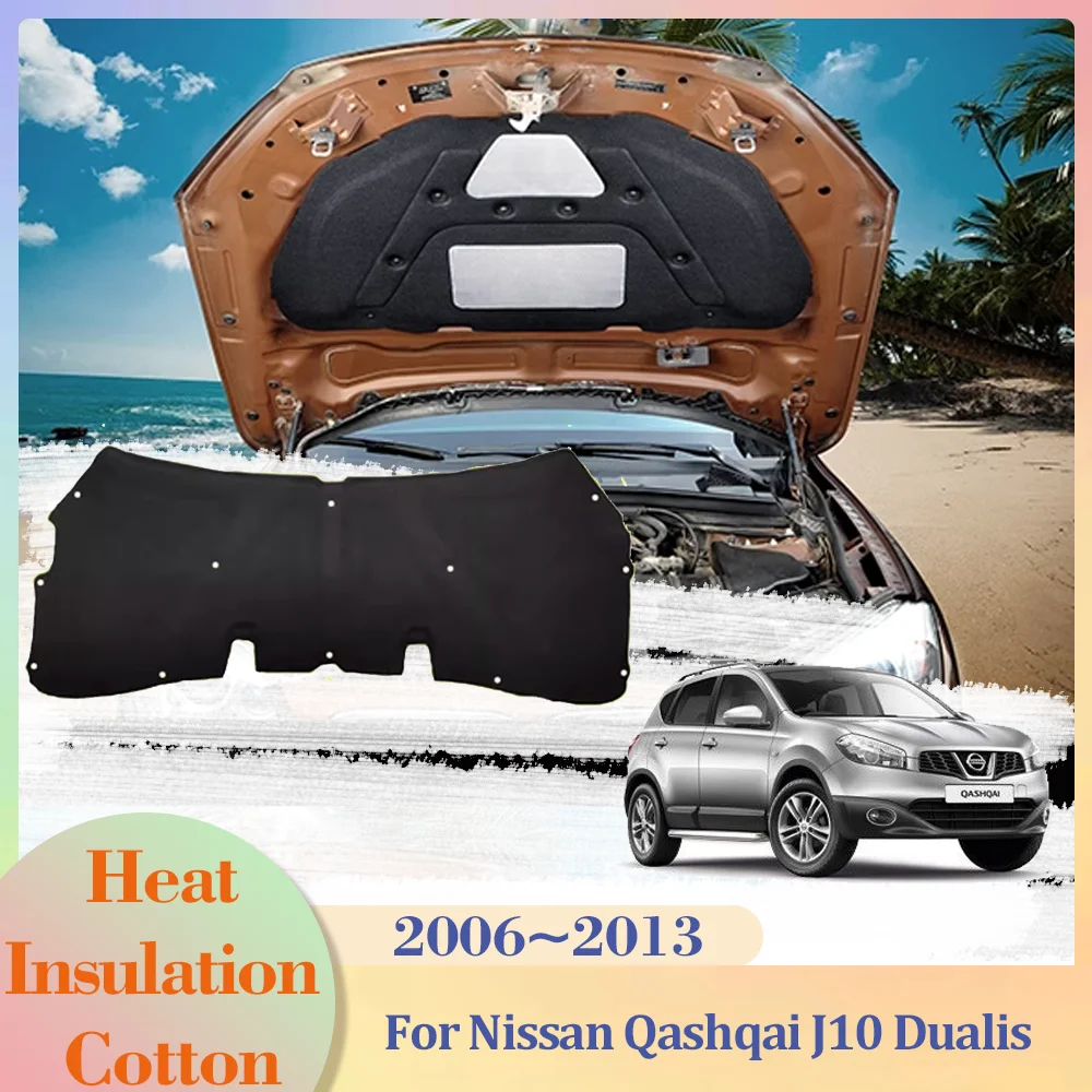 Для Nissan Qashqai J10 Dualis 2006 ~ 2013 2007,2008 2009 2010 2011 2012 Car изоляционная прокладка для капота автомобиля, хлопковая Звукоизоляционная крышка, тепловой коврик, аксессуары
Для Nissan Qashqai J10 Dualis 2006 ~ 2013 2007,2008 2009 2010 2011 2012 Car изоляционная прокладка для капота автомобиля, хлопковая Звукоизоляционная крышка, тепловой коврик, аксессуары