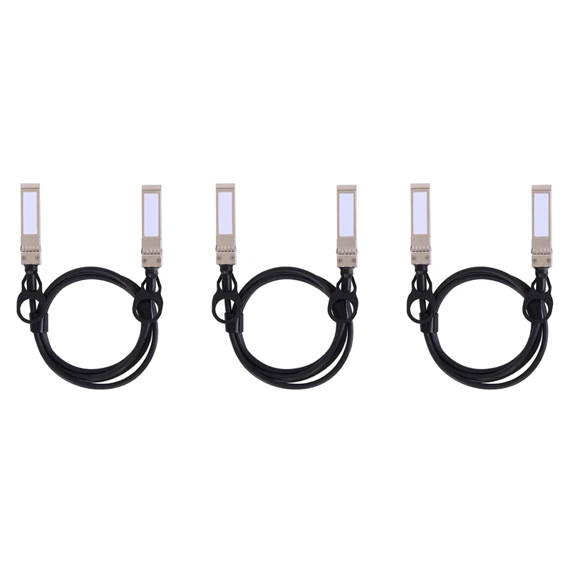 3X 10G SFP+ Twinax Cable, Direct Attach Copper(DAC) 10GBASE SFP Passive Cable For SFP-H10GB-CU1M,Ubiquiti,D-Link(1M)
3X 10G SFP+ Twinax Cable, Direct Attach Copper(DAC) 10GBASE SFP Passive Cable For SFP-H10GB-CU1M,Ubiquiti,D-Link(1M)