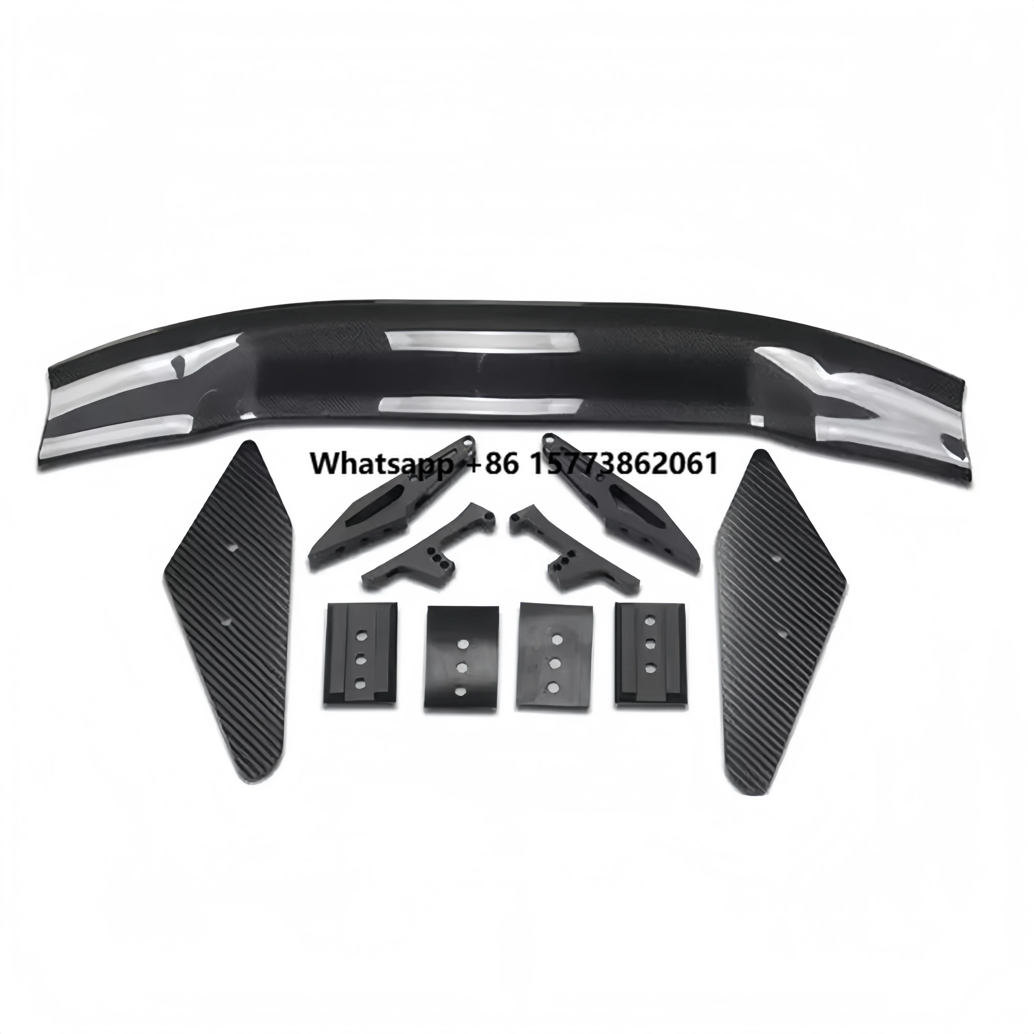 Upgraded and Modified A-style Dry Carbon Fiber Rear Spoiler Wing for Mustang
Upgraded and Modified A-style Dry Carbon Fiber Rear Spoiler Wing for Mustang