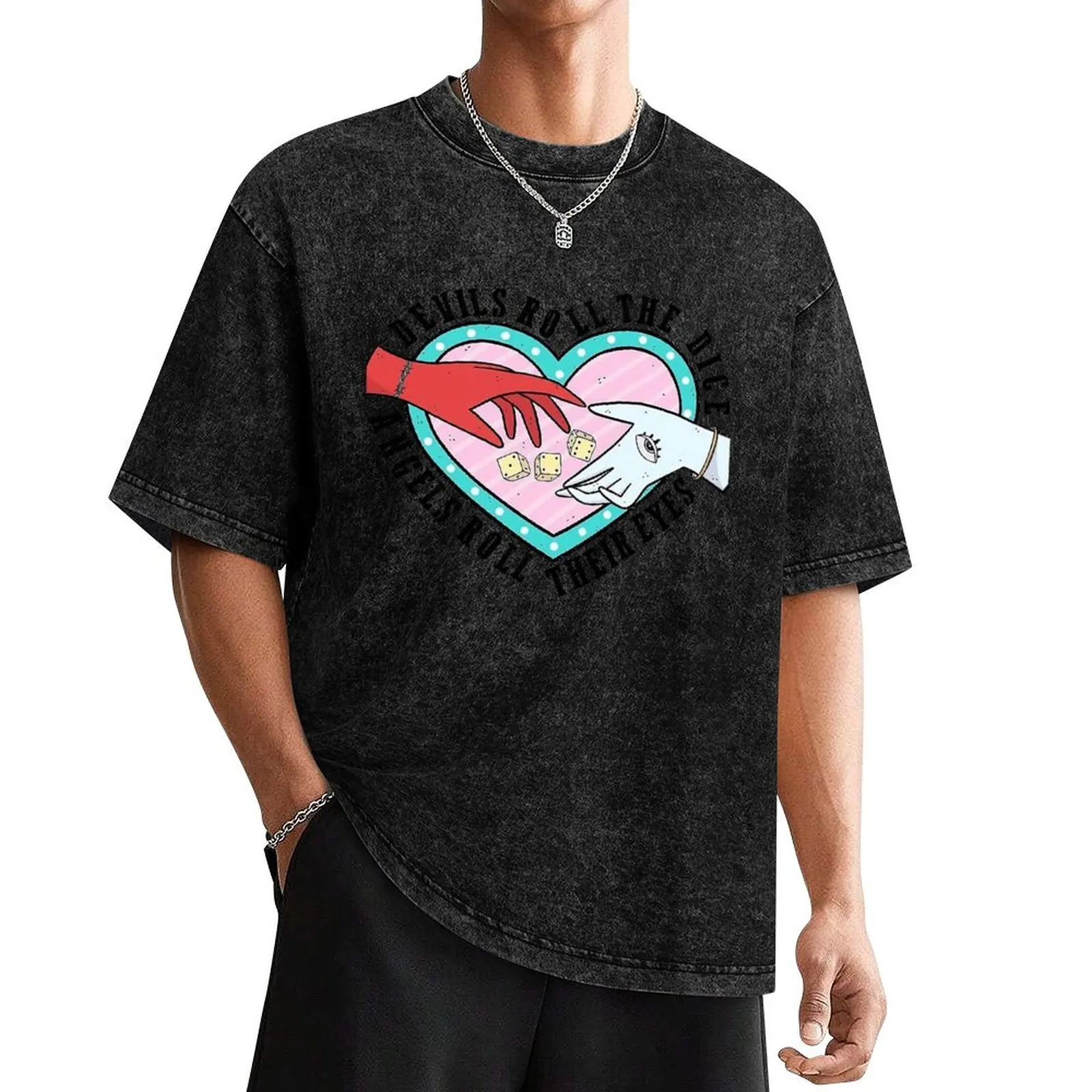 Devils Roll the Dice Angels Roll Their Eyes T-Shirt anime figures summer shirt plus size tops t shirts for men pack
Devils Roll the Dice Angels Roll Their Eyes T-Shirt anime figures summer shirt plus size tops t shirts for men pack