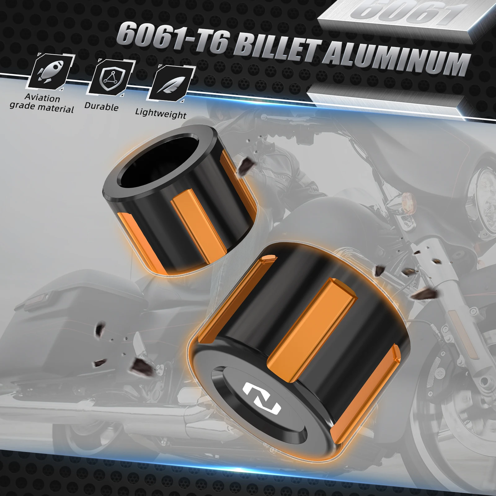 For Harley Touring Road King FLHR 2008-2022 Front Axle Nut Covers Cap Electra Glide Standard FLHT 2019-2022 Street Glide FLHX
For Harley Touring Road King FLHR 2008-2022 Front Axle Nut Covers Cap Electra Glide Standard FLHT 2019-2022 Street Glide FLHX