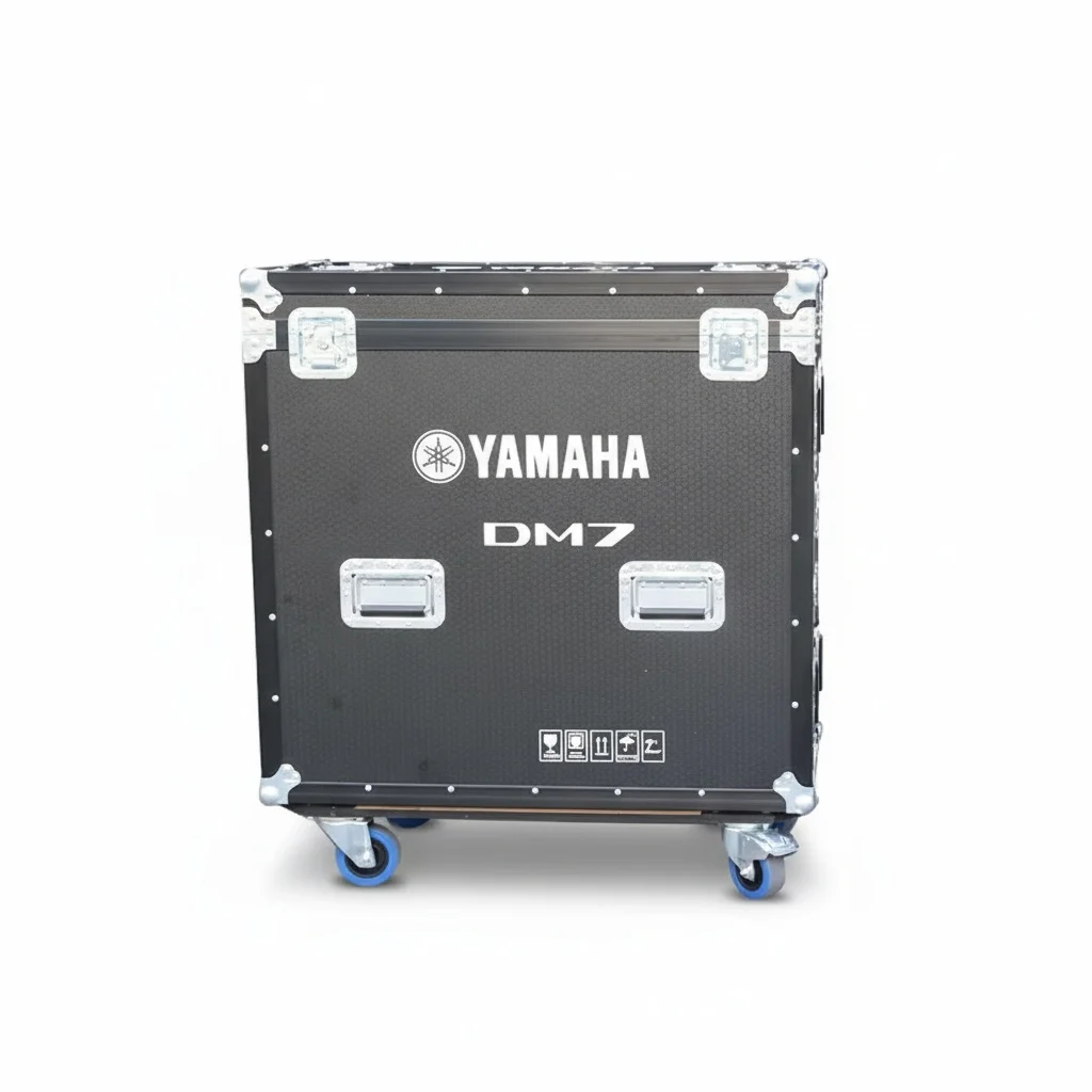Aluminum Flight Case for Yamaha DM7, DJ Mixer Road Case with 4-inch Castors, Honeycomb Laminate Touring Console Case, Heavy Duty
Aluminum Flight Case for Yamaha DM7, DJ Mixer Road Case with 4-inch Castors, Honeycomb Laminate Touring Console Case, Heavy Duty