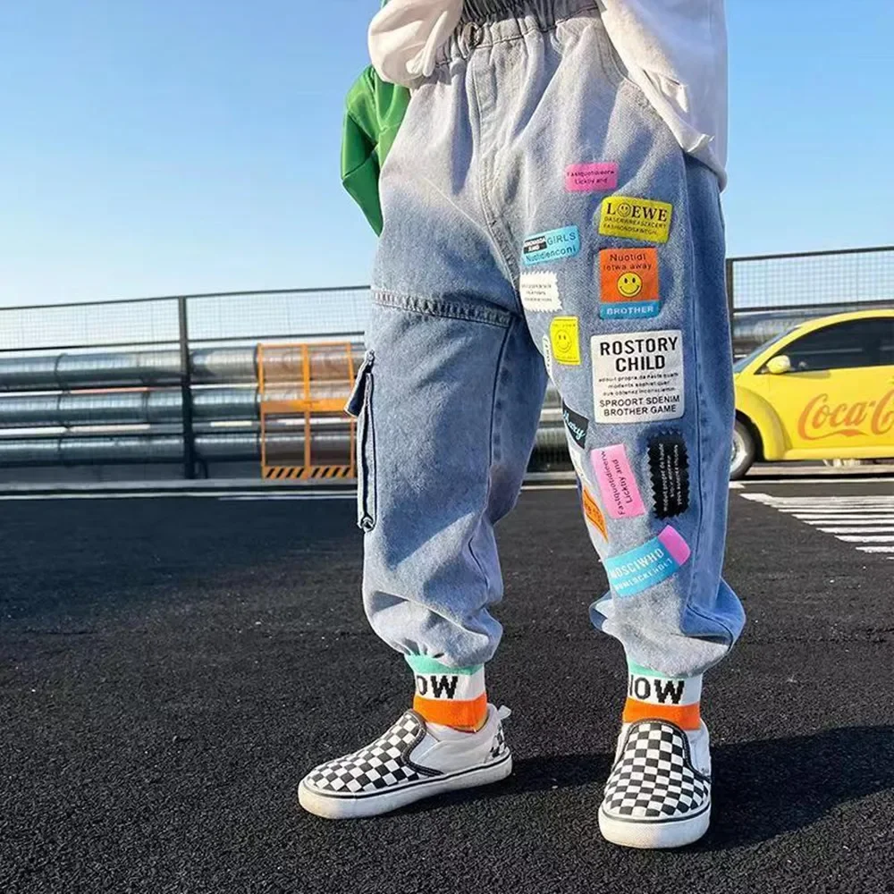 Spring Children's Fried Street Jeans Kids Outfits Boys' Pants Spring Childrens Trousers2025 New Baby Cool Pants
Spring Children's Fried Street Jeans Kids Outfits Boys' Pants Spring Childrens Trousers2025 New Baby Cool Pants