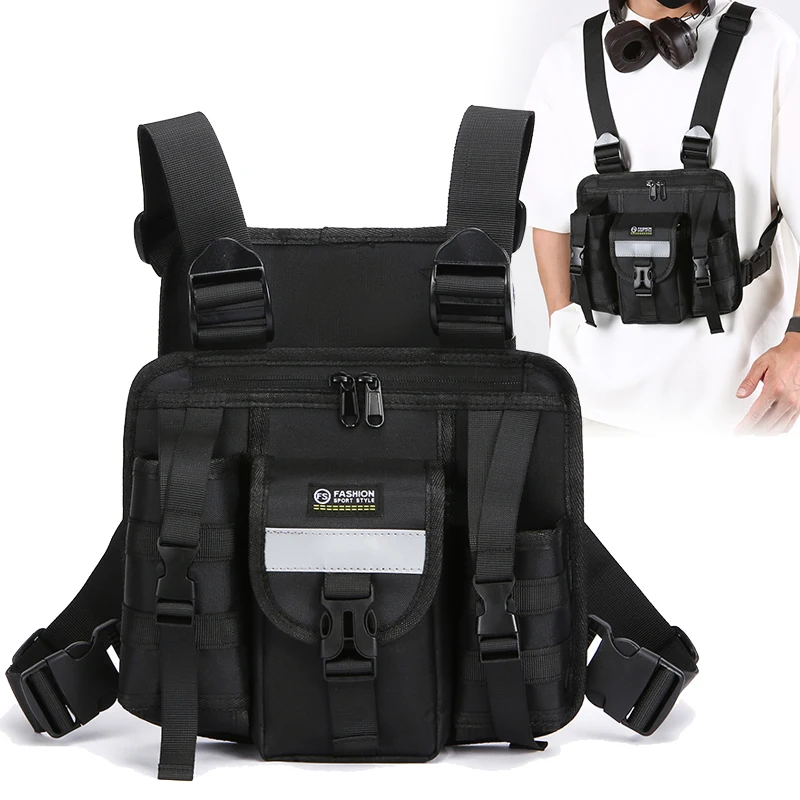 Тактический функциональный жилет, сумка для спорта на открытом воздухе, мужской рюкзак с несколькими карманами для пешего туризма, кемпинга, треккинга, тренировочный рюкзак, большая нагрудная сумка для инструментов
Тактический функциональный жилет, сумка для спорта на открытом воздухе, мужской рюкзак с несколькими карманами для пешего туризма, кемпинга, треккинга, тренировочный рюкзак, большая нагрудная сумка для инструментов