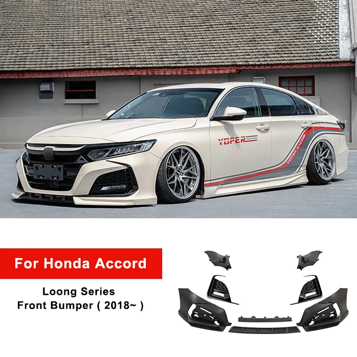 Yofer hot-sale modified car Bumper bodykit front bumper accessories universal for Honda Accord
Yofer hot-sale modified car Bumper bodykit front bumper accessories universal for Honda Accord