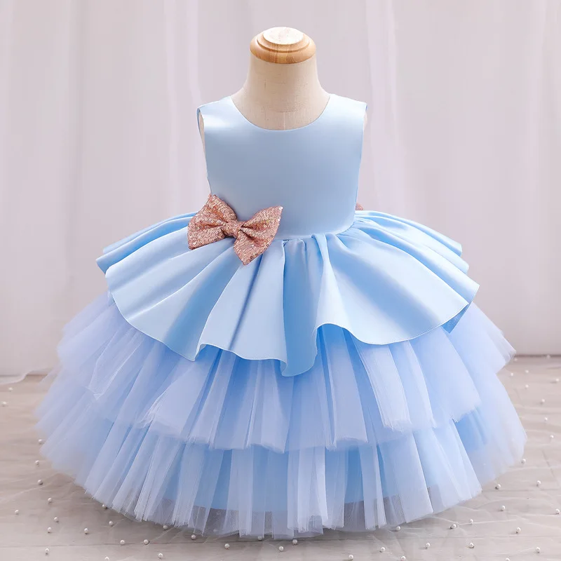 Children's First Birthday Dress Baby Princess Dress Girl Flower Girl Dress Mesh Sand Dress Summer Style Cross-border Supply
Children's First Birthday Dress Baby Princess Dress Girl Flower Girl Dress Mesh Sand Dress Summer Style Cross-border Supply