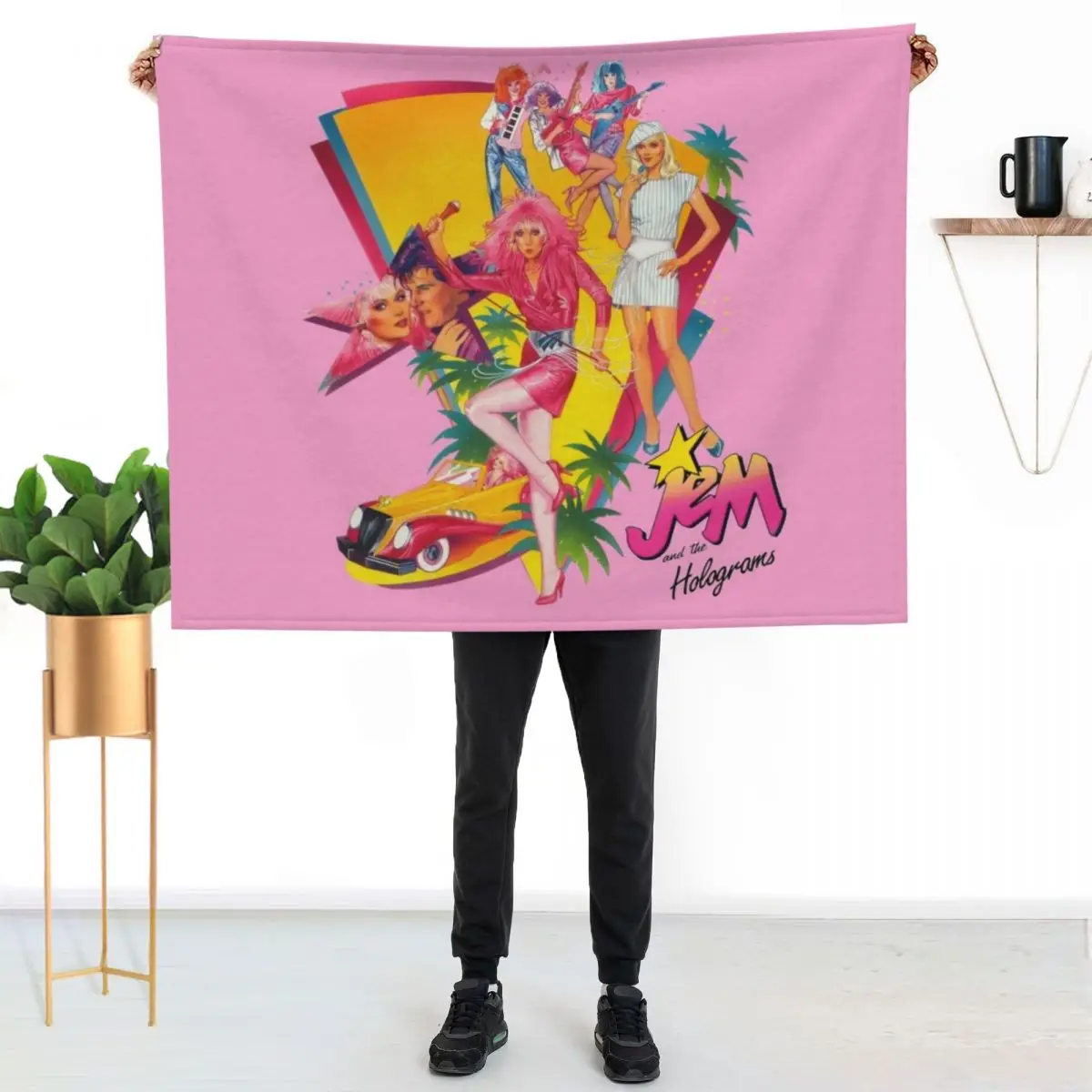Jem and the Holograms Throw Blanket Breathable Lightweight Blanket for Adults Kids
Jem and the Holograms Throw Blanket Breathable Lightweight Blanket for Adults Kids