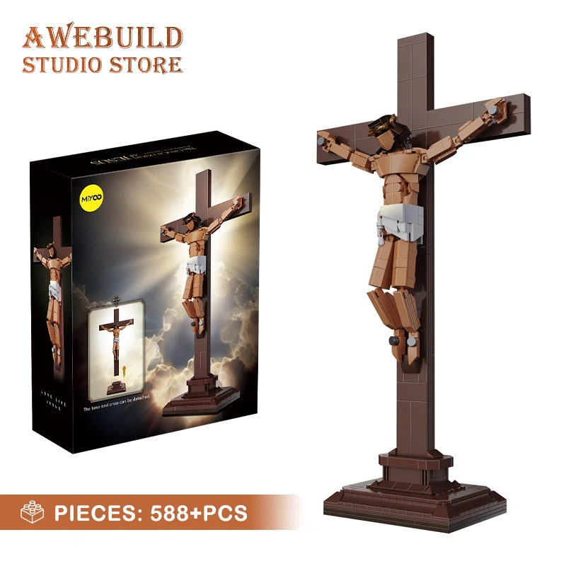 Good Friday MOC Brick Assembly Model 588pcs Creative Jesus Sculpture Building Blocks Figures Toys Home Ornament Adult Kids Gifts
Good Friday MOC Brick Assembly Model 588pcs Creative Jesus Sculpture Building Blocks Figures Toys Home Ornament Adult Kids Gifts