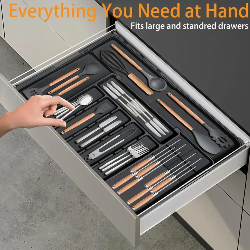 Scalable Retractable Drawer Storage Box Movable Partition Compartment Kitchen Drawer Organizer Holder Large Capacity
Scalable Retractable Drawer Storage Box Movable Partition Compartment Kitchen Drawer Organizer Holder Large Capacity