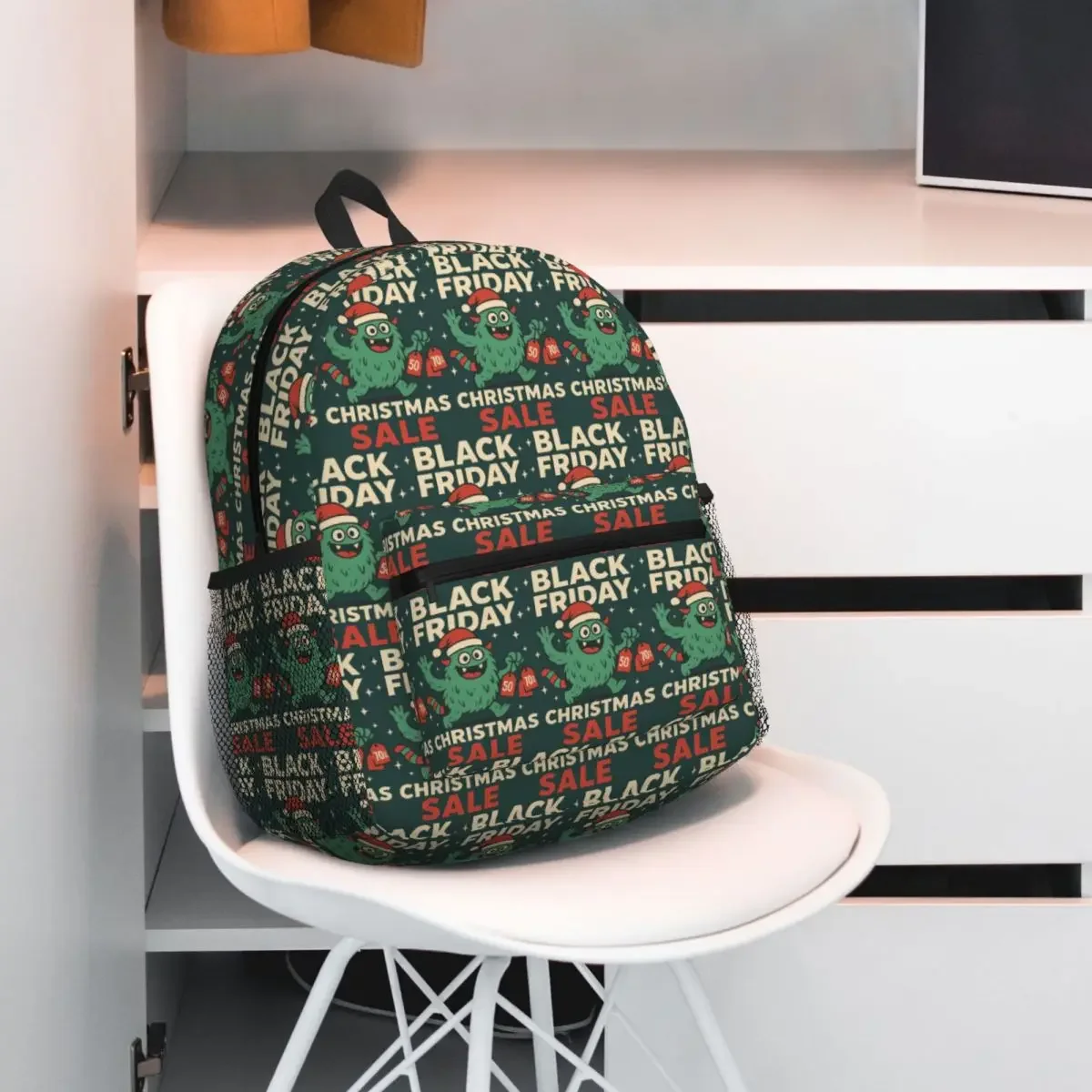 Ретро Рождественская скидка Monster Holiday Распродажа Рюкзак Рюкзак Большая вместительная сумка для книг Школьная сумка Сумки на плечо для мужчин и женщин
Ретро Рождественская скидка Monster Holiday Распродажа Рюкзак Рюкзак Большая вместительная сумка для книг Школьная сумка Сумки на плечо для мужчин и женщин