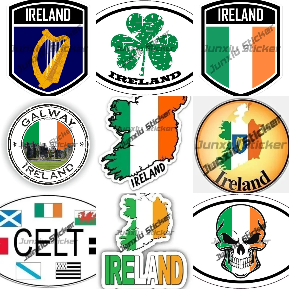 Ireland Coat of Arms Flag IRL Country Code Oval Sticker with Flag for Bumper Laptop Book Fridge Motorcycle Helmet ToolBox Decor
Ireland Coat of Arms Flag IRL Country Code Oval Sticker with Flag for Bumper Laptop Book Fridge Motorcycle Helmet ToolBox Decor