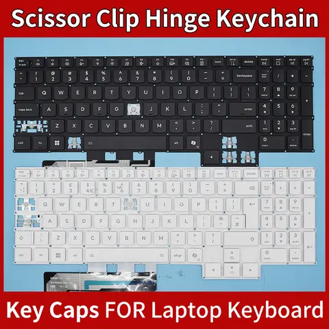 Replacement For LENOVO Legion Y7000P R9000P Y7000 R9000 IRX10/AHP10/ADR10 2025 Layout Backlit Keyboard Keycap Hinge