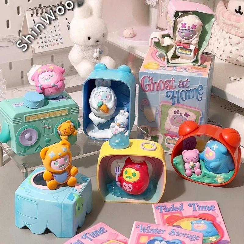 Shinwoo Blind Box Toy Ghost At Home Series Kawaii Ghost Bear Anime Action Figure Doll Mystery Box Desktop Ornament Birthday Gift
Shinwoo Blind Box Toy Ghost At Home Series Kawaii Ghost Bear Anime Action Figure Doll Mystery Box Desktop Ornament Birthday Gift
