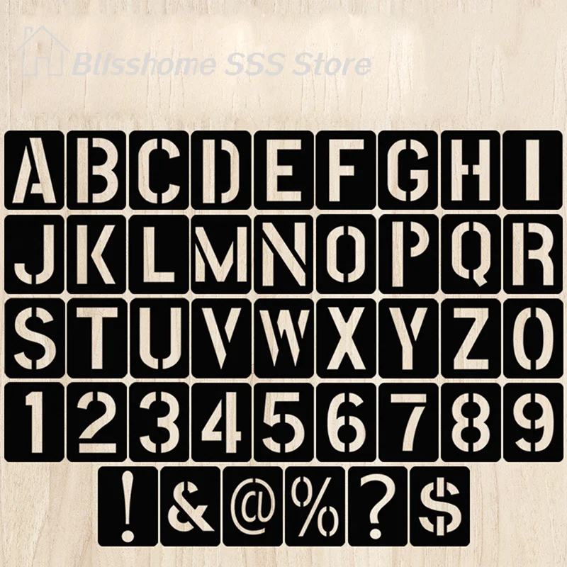 【S】42PCS Letter Number Symbol Craft Hollow Stencil Stamping Embossing Template High Quality Durable Material Practical Use
【S】42PCS Letter Number Symbol Craft Hollow Stencil Stamping Embossing Template High Quality Durable Material Practical Use