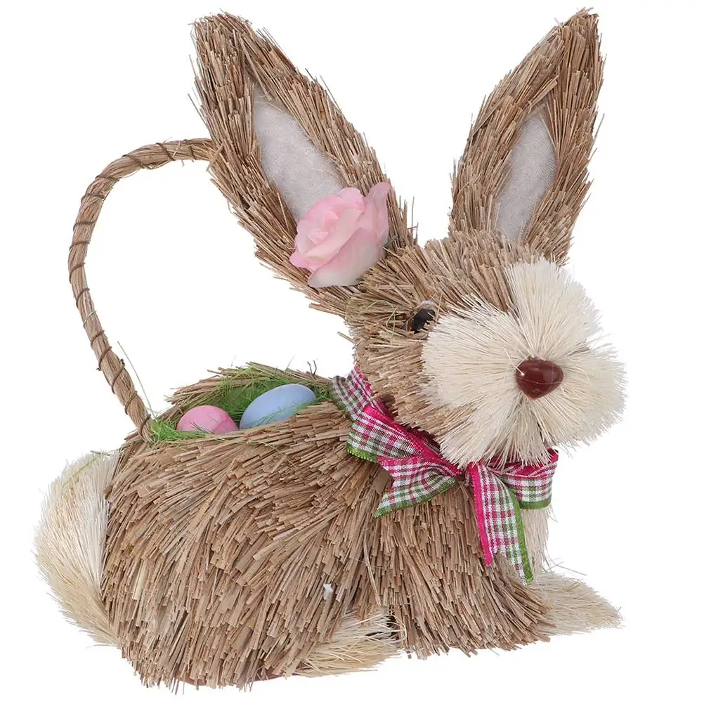 Straw Woven Rabbit Decor Easter Bunny Statue Small Animal Figurine Lightweight Craftsmanship Gift Birthday Holidays
Straw Woven Rabbit Decor Easter Bunny Statue Small Animal Figurine Lightweight Craftsmanship Gift Birthday Holidays