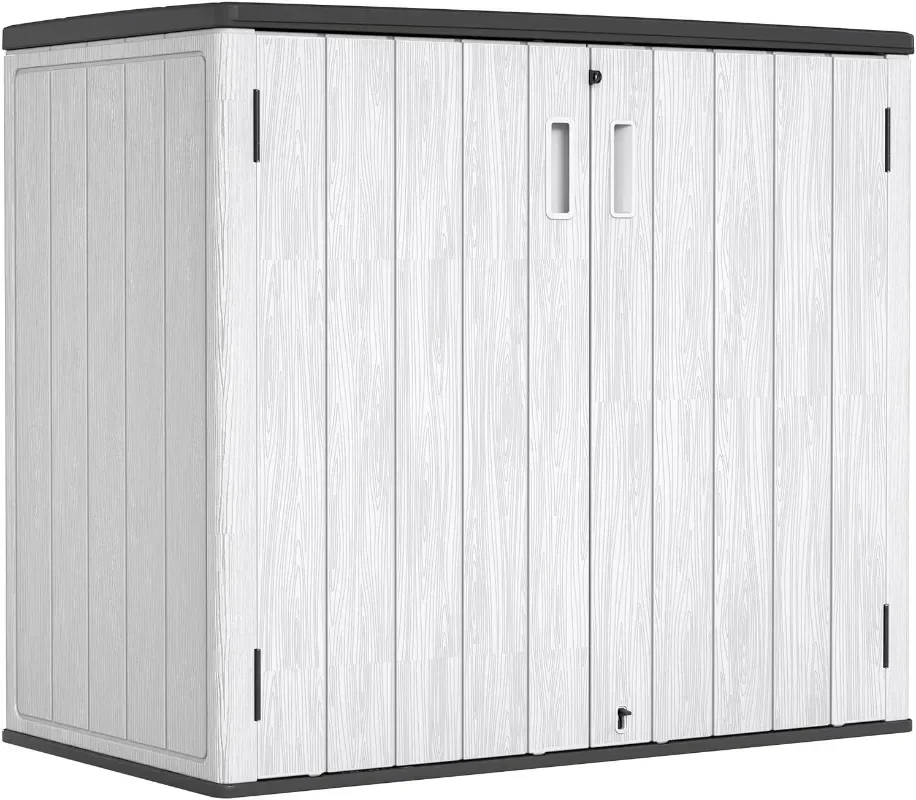 ZZM 37 Cu.ft Outdoor Storage Shed with Floor HDPE Double-Wall Resin Sheds Outdoor Storage, Lockable Weatherproof Storage
ZZM 37 Cu.ft Outdoor Storage Shed with Floor HDPE Double-Wall Resin Sheds Outdoor Storage, Lockable Weatherproof Storage