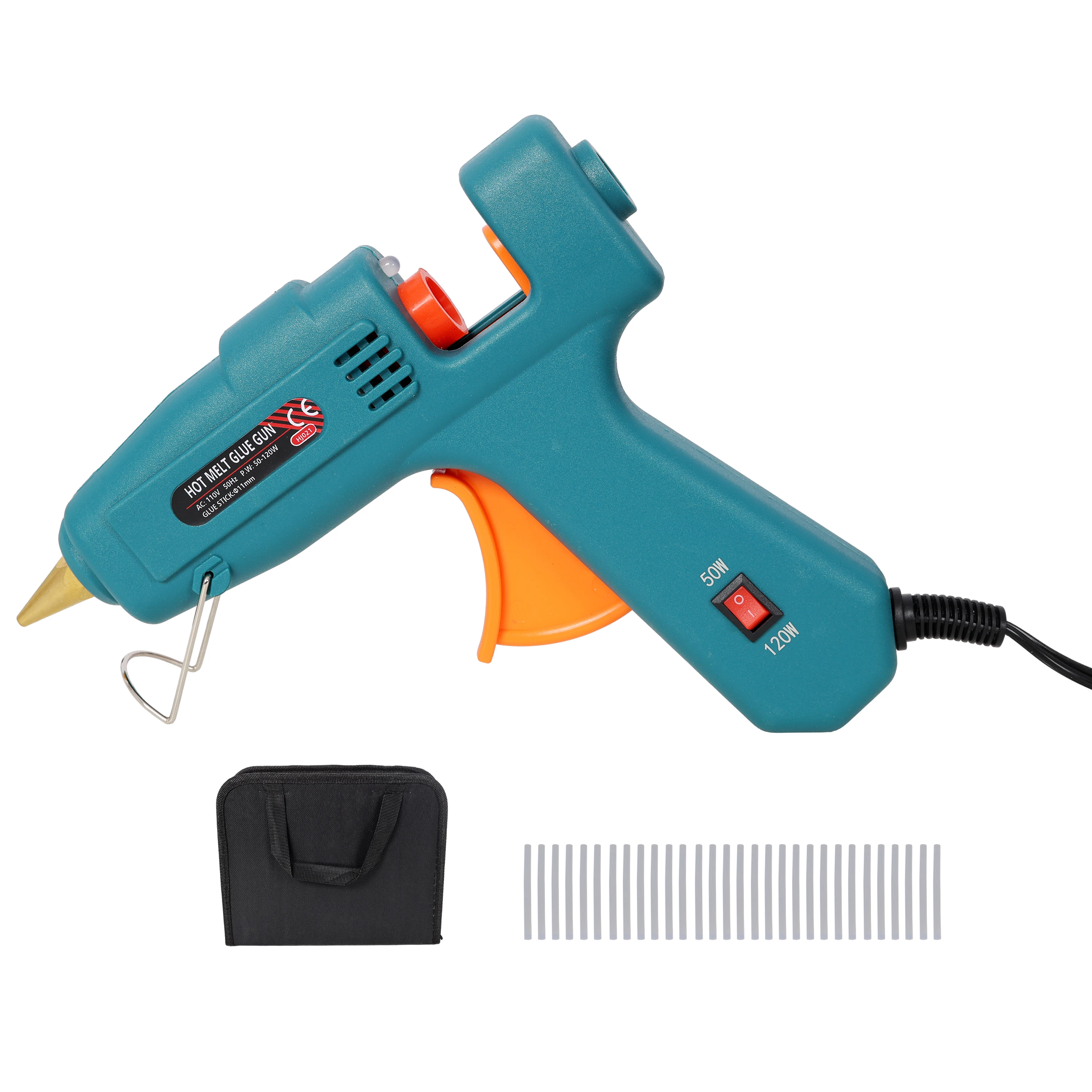 Two Temperature Hot Glue Gun, Professional Glue Gun, DIY Craft Repair Thermo Tool with 30Pcs Highly Viscous Glue Sticks, with Black Storage Bag
Two Temperature Hot Glue Gun, Professional Glue Gun, DIY Craft Repair Thermo Tool with 30Pcs Highly Viscous Glue Sticks, with Black Storage Bag