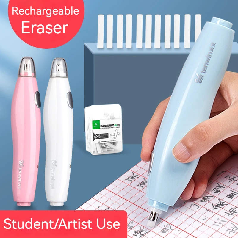 Tenwin Professional Art Drawing Electric Eraser/Rubber High Light Sketch Auto Eraser Charging Eraser Electric Pencil Rubber
Tenwin Professional Art Drawing Electric Eraser/Rubber High Light Sketch Auto Eraser Charging Eraser Electric Pencil Rubber