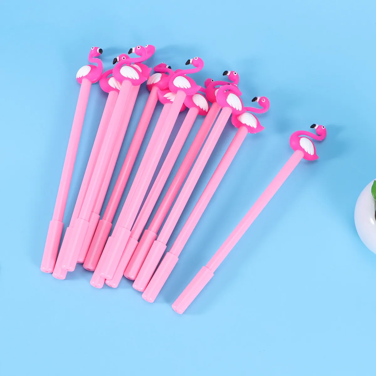 12Pcs 0.5mm Flamingo Gel Ink Pen Black Smooth Writing Creative Shape Kids Student Stationery School Office Home Gift Drawing
12Pcs 0.5mm Flamingo Gel Ink Pen Black Smooth Writing Creative Shape Kids Student Stationery School Office Home Gift Drawing