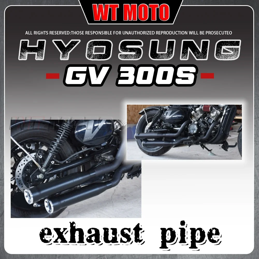 For HYOSUNG GV300s right dual exhaust pipe Hyosung gvs 300 Gv 300 s 300Gvs gv300s 300sGv gv 300 s 300gv s Horse hoof sound 
For HYOSUNG GV300s right dual exhaust pipe Hyosung gvs 300 Gv 300 s 300Gvs gv300s 300sGv gv 300 s 300gv s Horse hoof sound