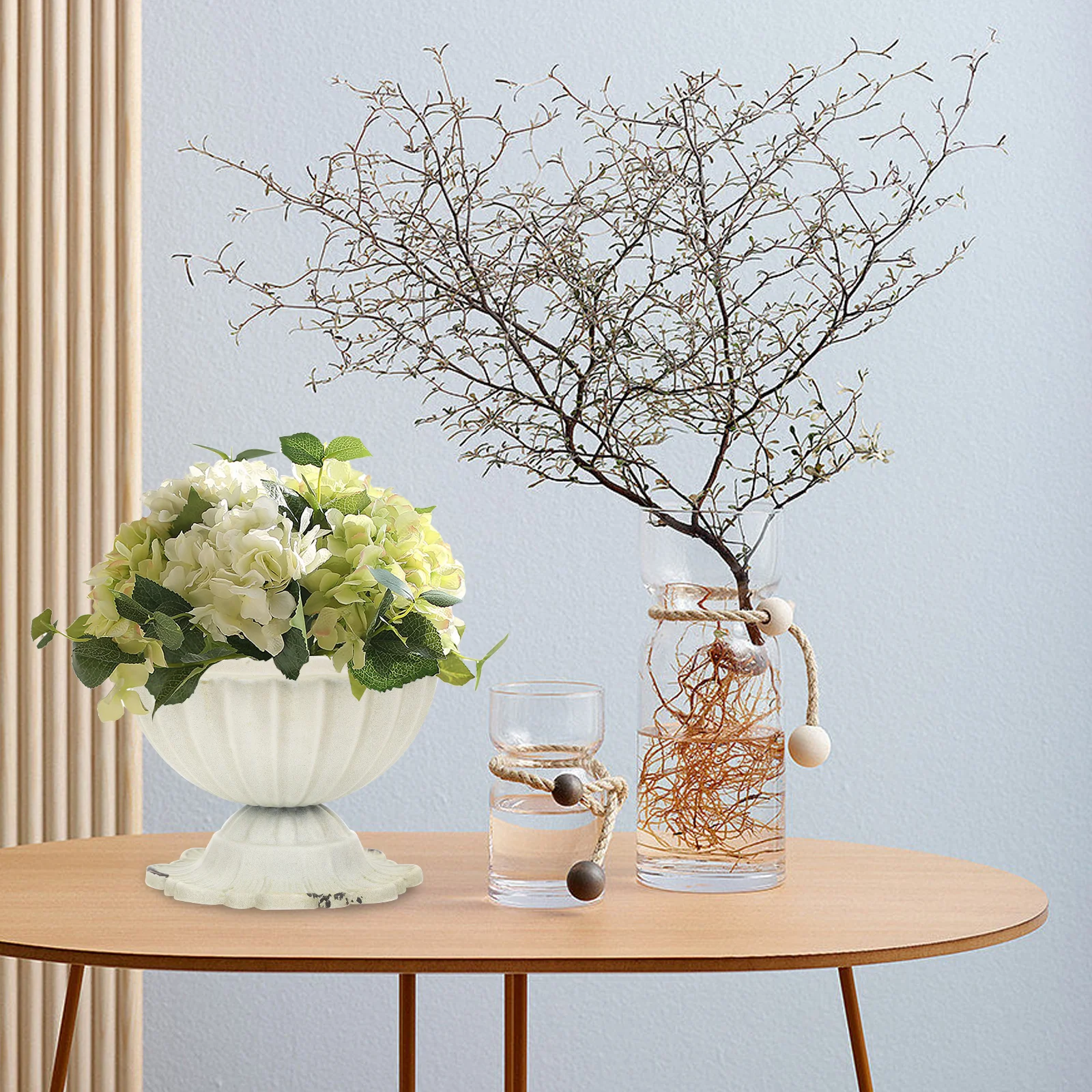 Retro Iron Vase White Aged Flowerpot Artificial Flowers Home Decor Indoor Outdoor Vintage Wedding Party Banquet Metal Planter
Retro Iron Vase White Aged Flowerpot Artificial Flowers Home Decor Indoor Outdoor Vintage Wedding Party Banquet Metal Planter