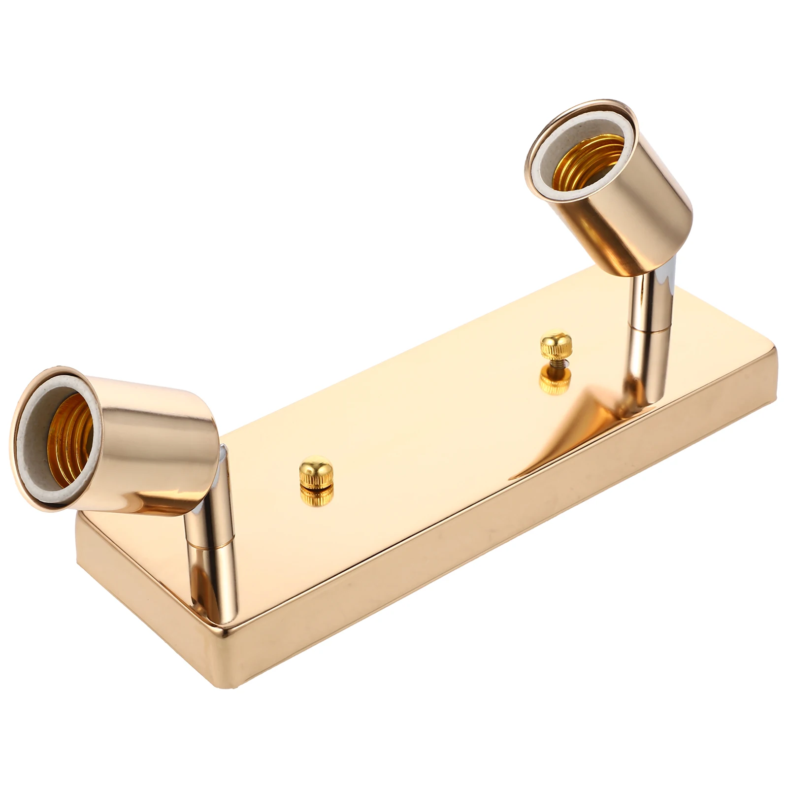 Ceiling Mount Lamp Holder E27 Steel Light Bulb Socket Thickened Screw Lamp Socket Base for Wall Ceiling Light Fixture 
Ceiling Mount Lamp Holder E27 Steel Light Bulb Socket Thickened Screw Lamp Socket Base for Wall Ceiling Light Fixture