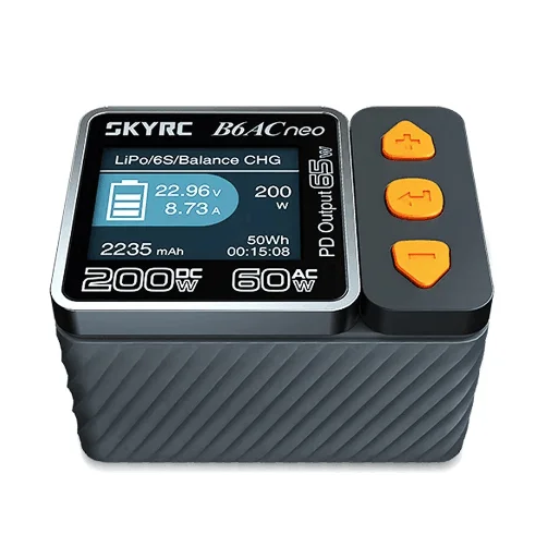 Hot Sales SkyRC B6ACneo Smart Charger DC 200W AC 60W Battery Balance Charger B6AC Neo Upgraded for B6ac V2 SK-100200
Hot Sales SkyRC B6ACneo Smart Charger DC 200W AC 60W Battery Balance Charger B6AC Neo Upgraded for B6ac V2 SK-100200