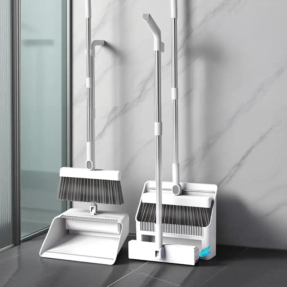 3-in-1 Broom Dustpan Set with Built-in Comb Teeth Long Handle Adjustable Extension Poles Retractable Floor Brush
3-in-1 Broom Dustpan Set with Built-in Comb Teeth Long Handle Adjustable Extension Poles Retractable Floor Brush