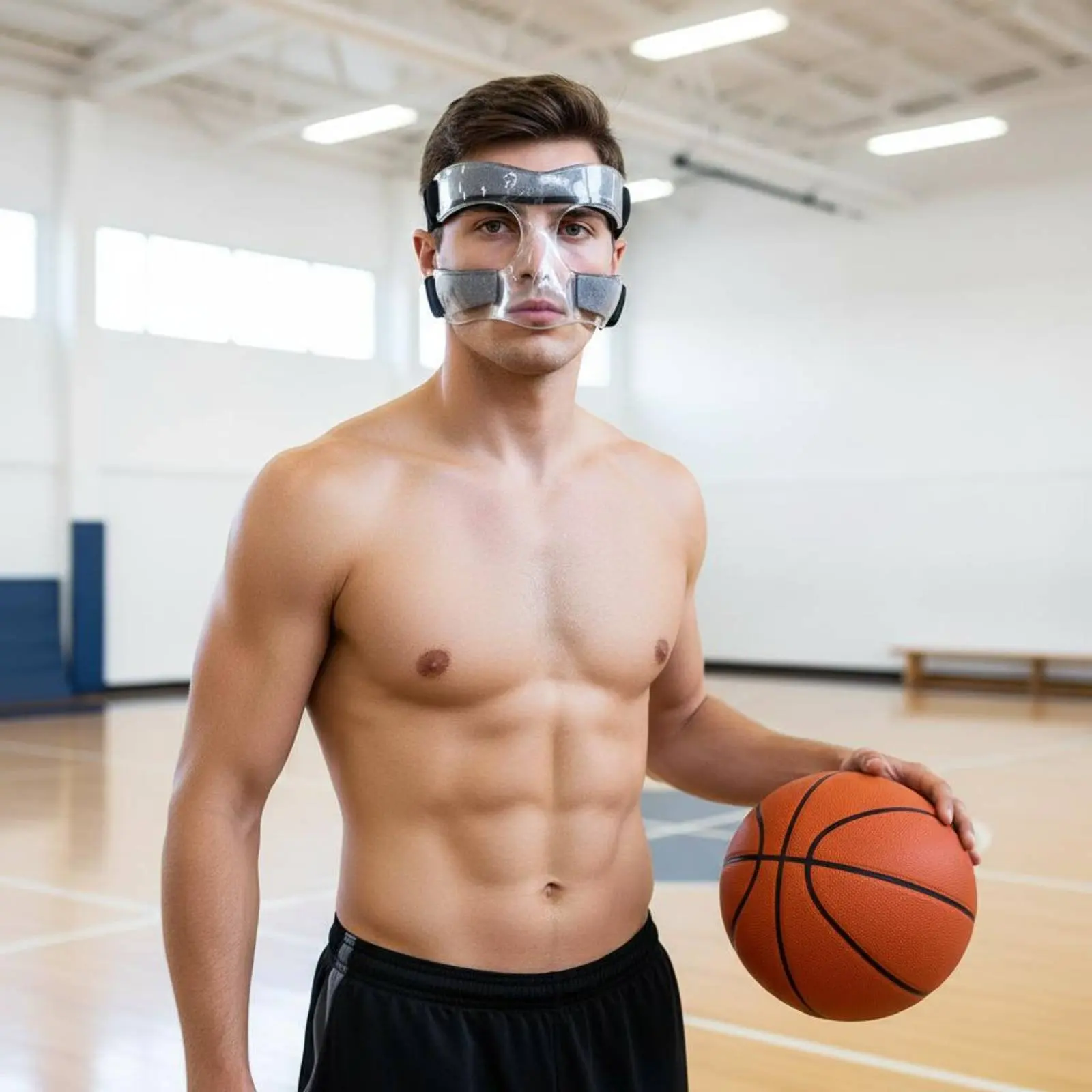 Sports Face Guard Long-Lasting PC Material Clear Sports Face Guard Nose Protector Secure Fit Safeguarding Nose Guard
Sports Face Guard Long-Lasting PC Material Clear Sports Face Guard Nose Protector Secure Fit Safeguarding Nose Guard