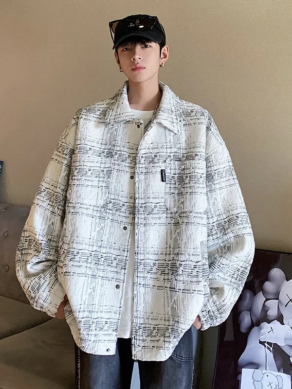 Casual Loose Fit Men's Jaet 2025 Early Autumn Faion Turn-down Collar Hong Kong Sle Large Size Versatile Leisure Outerwear
Casual Loose Fit Men's Jaet 2025 Early Autumn Faion Turn-down Collar Hong Kong Sle Large Size Versatile Leisure Outerwear