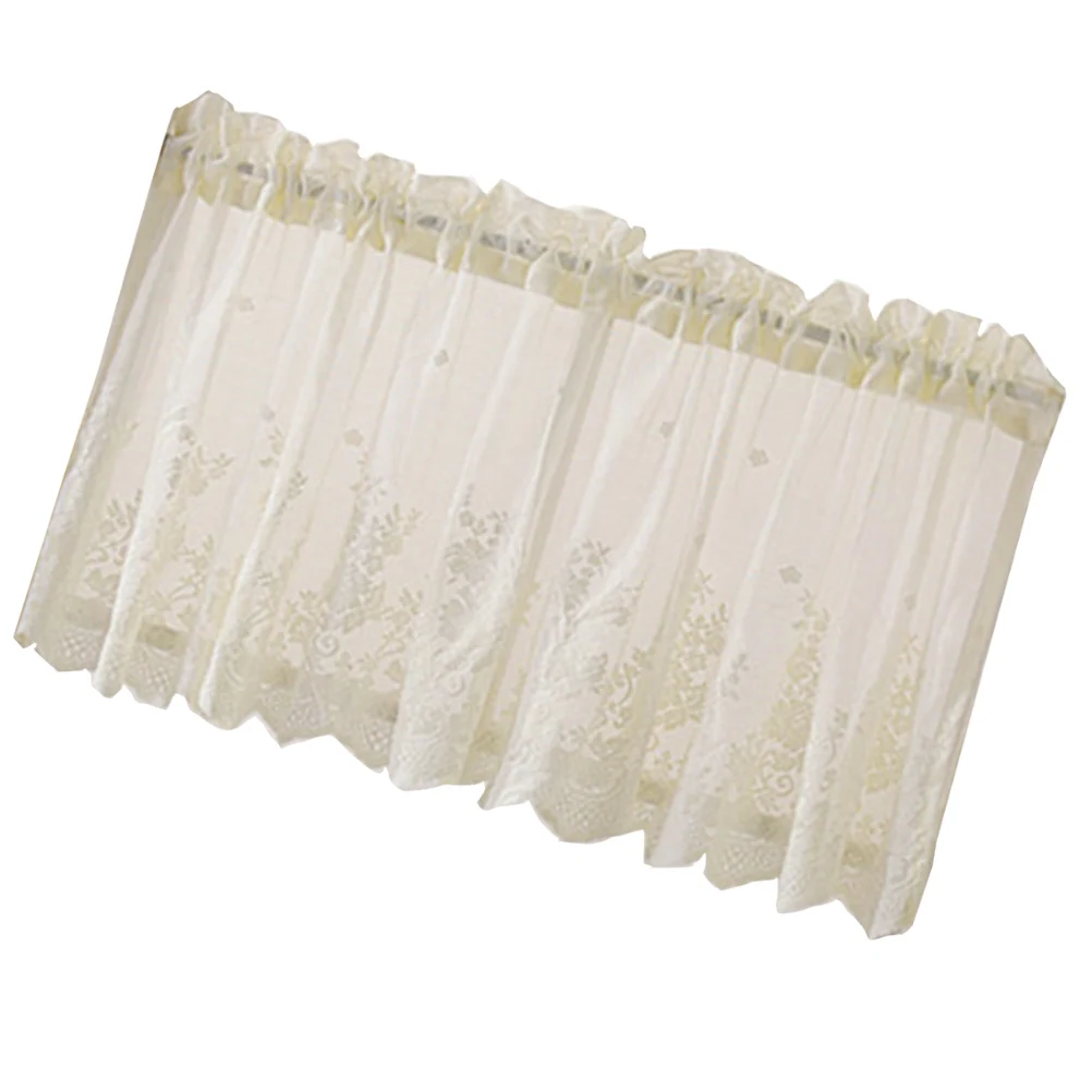 Lace Curtains Mini for Small Window Vintage Kitchen Door Valances Windows Beige Navy
Lace Curtains Mini for Small Window Vintage Kitchen Door Valances Windows Beige Navy