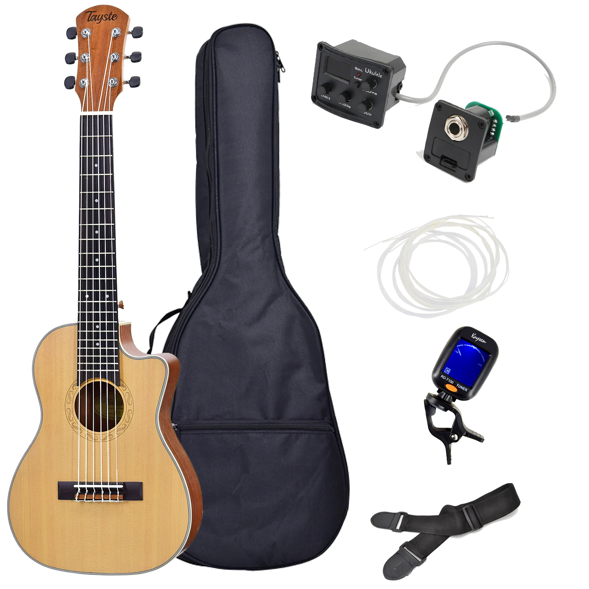 Wholesale 6 String 30inch Guitarlele Kit With Padded Bag/ Pickup /string / Tuner /strap
Wholesale 6 String 30inch Guitarlele Kit With Padded Bag/ Pickup /string / Tuner /strap