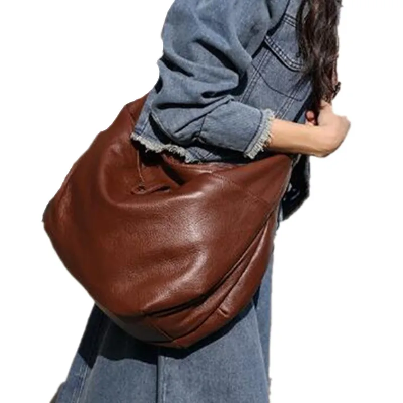 Leather female bag soft leather large capacity crescent type diagonal span bag luxury women'sWeekend trip bag
Leather female bag soft leather large capacity crescent type diagonal span bag luxury women'sWeekend trip bag
