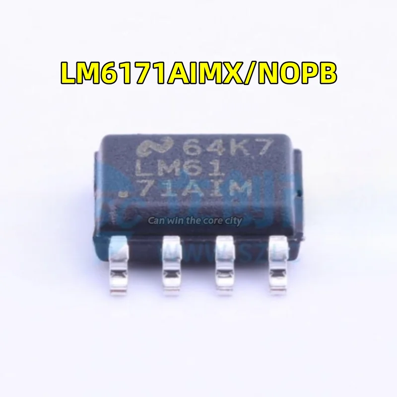 10 PCS / LOT LM6171AIMX / NOPB LM6171AIM SOP8 high speed low power low distortion voltage feedback amplifier
10 PCS / LOT LM6171AIMX / NOPB LM6171AIM SOP8 high speed low power low distortion voltage feedback amplifier
