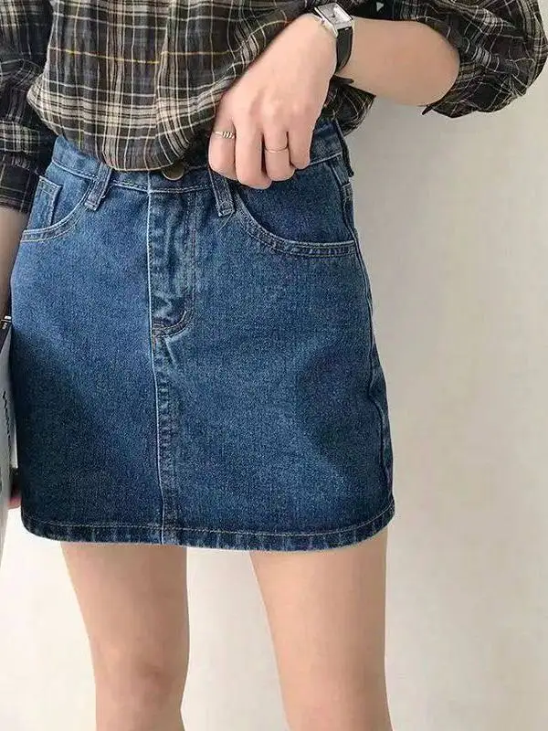 Юбка Lucyever из корейского денима с высокой талией, женская, летняя, 2024, из ПВХ-материала, стильная, для повседневной носки
Юбка Lucyever из корейского денима с высокой талией, женская, летняя, 2024, из ПВХ-материала, стильная, для повседневной носки
