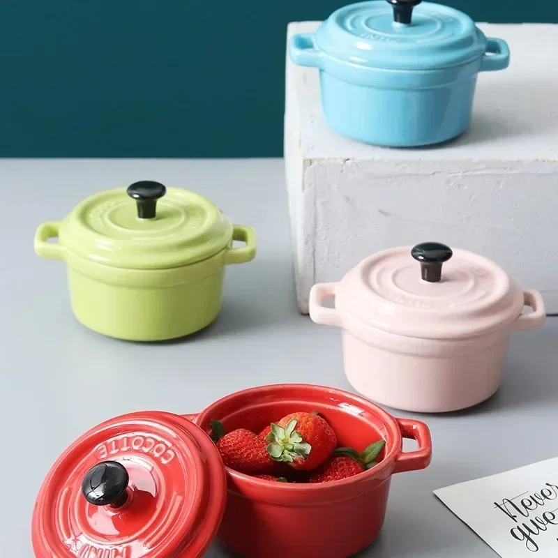 Ceramic breakfast bowl Ramekins with Lids,Oven Safe,Creme Brulee,Mini Casserole,Souffle,Cover&Handle for French Onion Soup,220ml
Ceramic breakfast bowl Ramekins with Lids,Oven Safe,Creme Brulee,Mini Casserole,Souffle,Cover&Handle for French Onion Soup,220ml