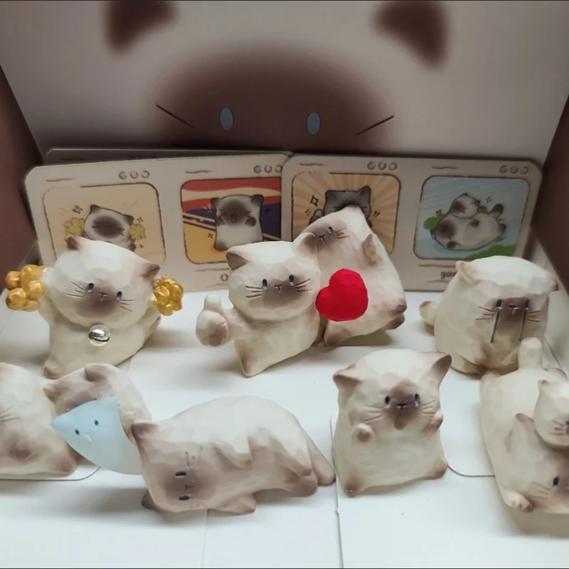 Mini Figurines Genuine Animal Pal Emotion Series Trendy Crystal Blind Boxlucky Cat Ornaments Creative Birthday Gift For Girls
Mini Figurines Genuine Animal Pal Emotion Series Trendy Crystal Blind Boxlucky Cat Ornaments Creative Birthday Gift For Girls