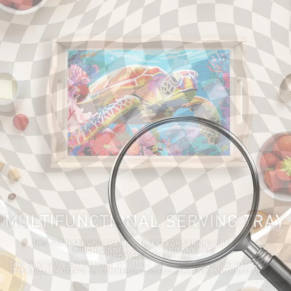 Wooden 5D DIY Diamond Painting Serving Tray Animal 5D Diamond Painting Tray Art Craft Colorful Diamond Food Dinner Plate
Wooden 5D DIY Diamond Painting Serving Tray Animal 5D Diamond Painting Tray Art Craft Colorful Diamond Food Dinner Plate
