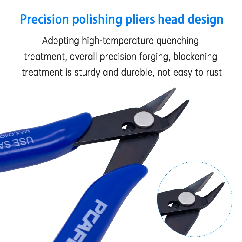 LIZAO PCAFC-170 Mini Diagonal Pliers Flush Cutting Wishful Clamp DIY Handmade Craft Electronic Repair Tool
LIZAO PCAFC-170 Mini Diagonal Pliers Flush Cutting Wishful Clamp DIY Handmade Craft Electronic Repair Tool