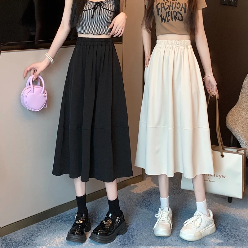2025 Spring Summer Women New High Waist Slim A-line Long Midi Skirt Casual Streetwear
2025 Spring Summer Women New High Waist Slim A-line Long Midi Skirt Casual Streetwear