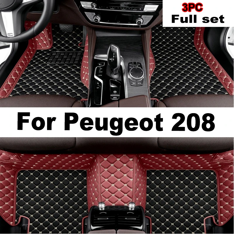 Автомобильные коврики для Peugeot 208 A9 2012 ~ 2018, роскошные кожаные коврики, прочные коврики, комплект противогрязных ковриков, автомобильные аксессуары 2013 2014
Автомобильные коврики для Peugeot 208 A9 2012 ~ 2018, роскошные кожаные коврики, прочные коврики, комплект противогрязных ковриков, автомобильные аксессуары 2013 2014