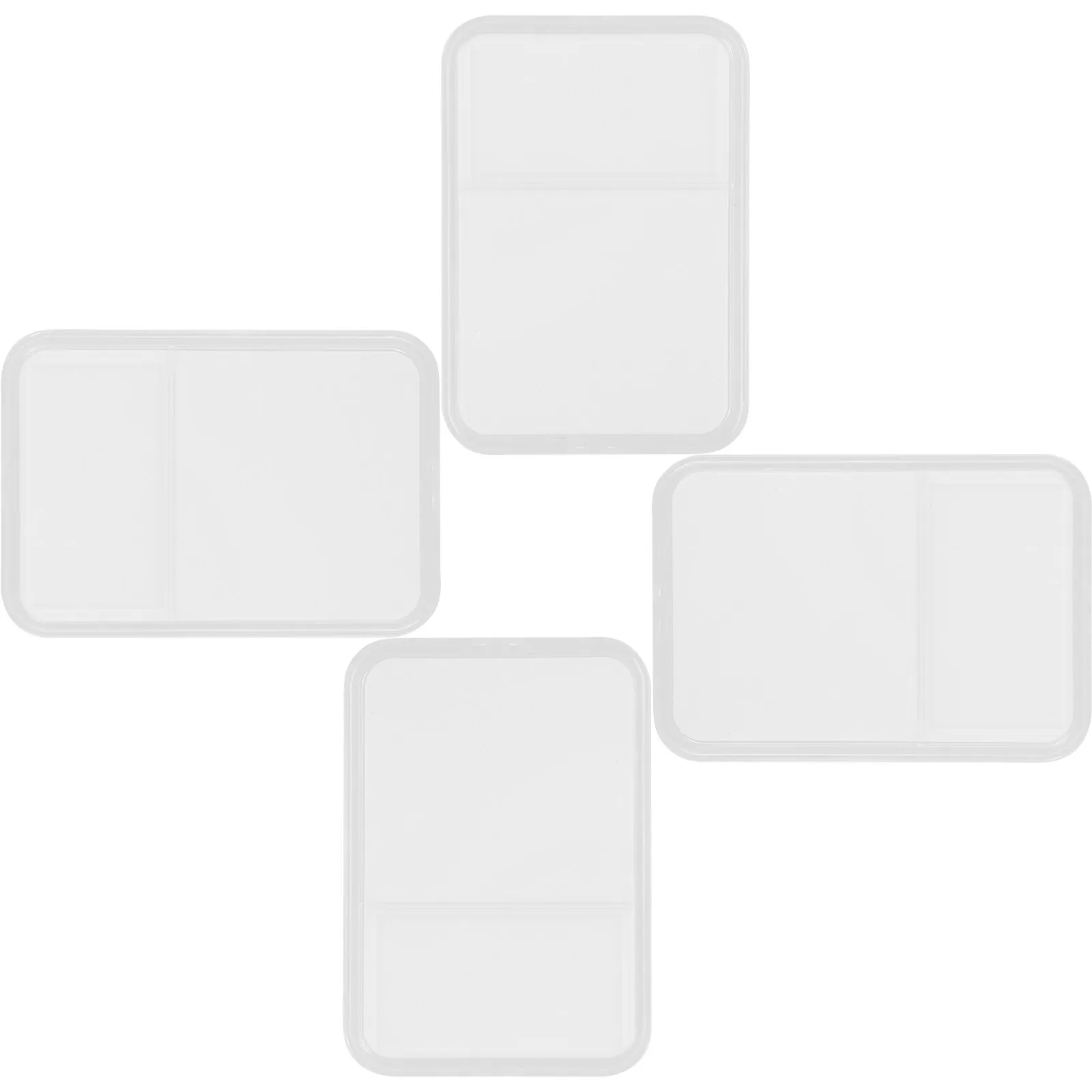 Набор из 4 прозрачных коробок для хранения штампов и вырубных форм с крышками, аксессуары для коллекционирования
Набор из 4 прозрачных коробок для хранения штампов и вырубных форм с крышками, аксессуары для коллекционирования