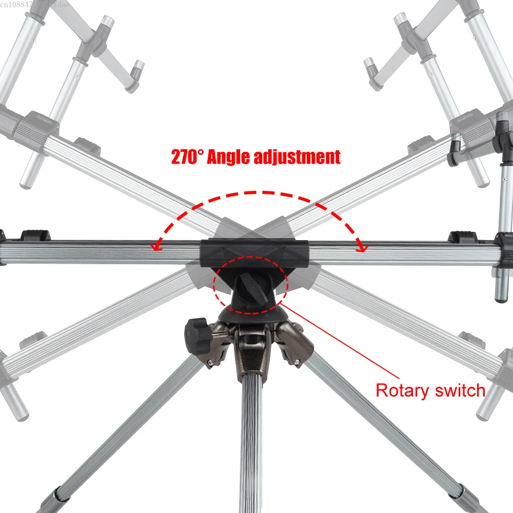 W.P.E New Carpfishing Rod Pod Three Legs Stand Holder Adjustable Fish Pole Telescopic Folding Stand Bracket Fishing Accessories
W.P.E New Carpfishing Rod Pod Three Legs Stand Holder Adjustable Fish Pole Telescopic Folding Stand Bracket Fishing Accessories