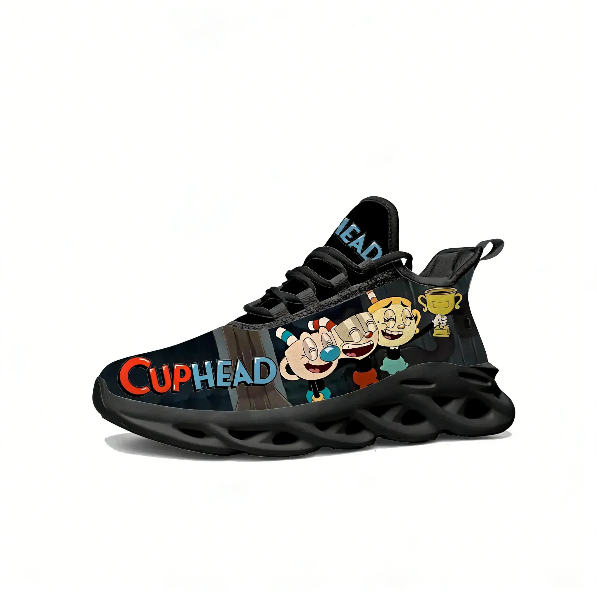 Кроссовки Hot Cupheads Mugmans в мультяшном стиле, мужские и женские спортивные кроссовки для бега, индивидуальный пошив, на шнуровке
Кроссовки Hot Cupheads Mugmans в мультяшном стиле, мужские и женские спортивные кроссовки для бега, индивидуальный пошив, на шнуровке