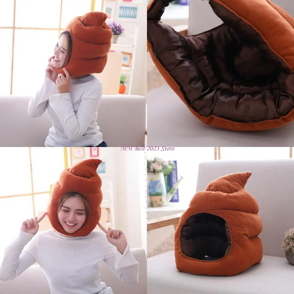 49ME Plush Shit Fake Poop Hat Scarf Earflap Full Headgear for Party Cosplay Costume
49ME Plush Shit Fake Poop Hat Scarf Earflap Full Headgear for Party Cosplay Costume