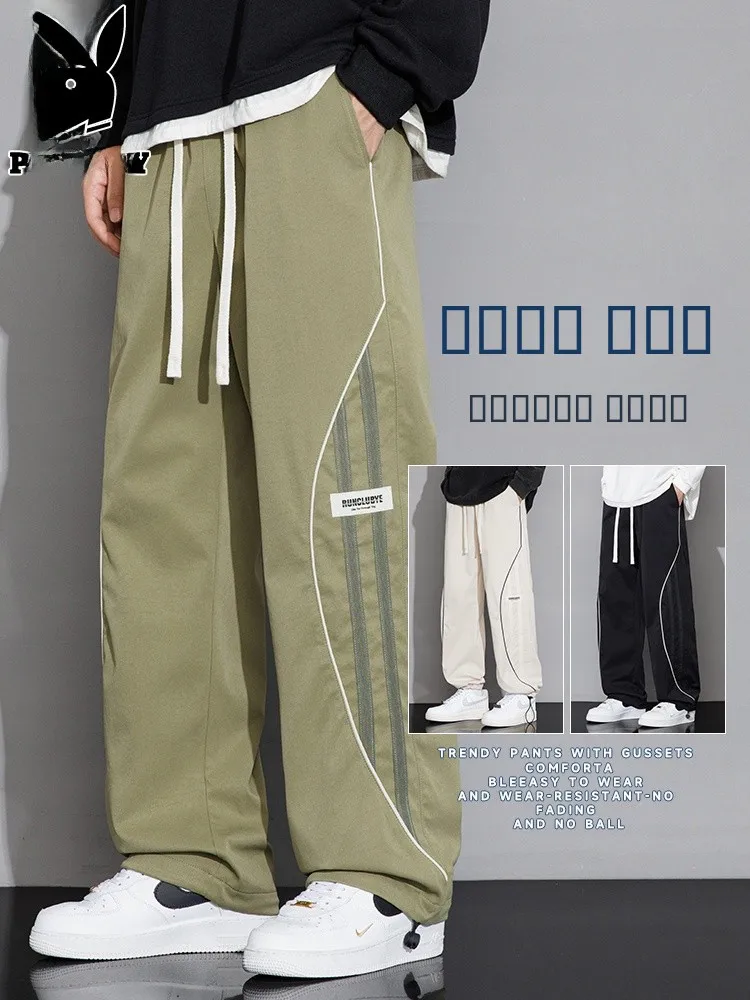 Мужские повседневные брюки в американском ретро-стиле, полосатые, весна-осень, новые, свободные, прямые, длинные, молодежные, модные, из полиэфирного волокна
Мужские повседневные брюки в американском ретро-стиле, полосатые, весна-осень, новые, свободные, прямые, длинные, молодежные, модные, из полиэфирного волокна