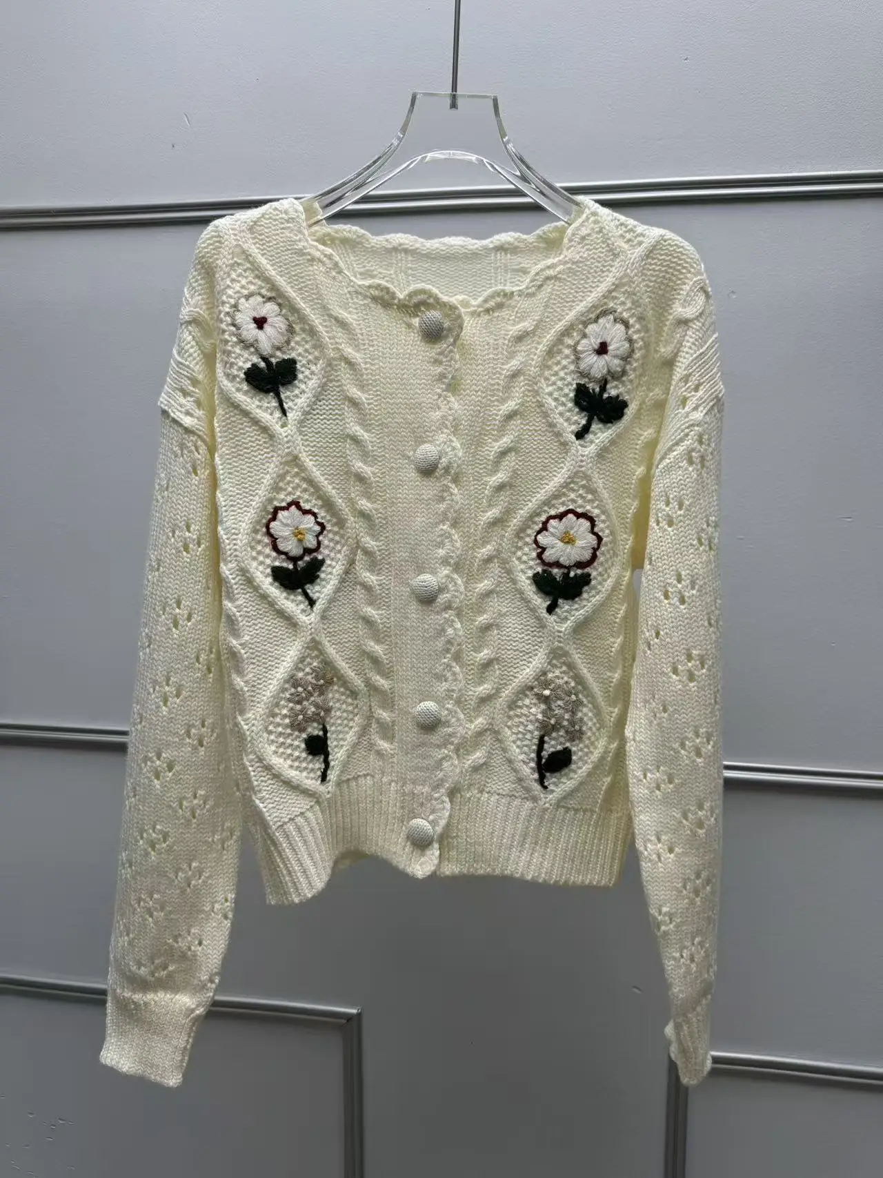 Вязаный кардиган ручной работы в стиле ретро с вышивкой для женщин, осенне-зимний, новый, теплый, шерстяной, длинный, с вырезами
Вязаный кардиган ручной работы в стиле ретро с вышивкой для женщин, осенне-зимний, новый, теплый, шерстяной, длинный, с вырезами