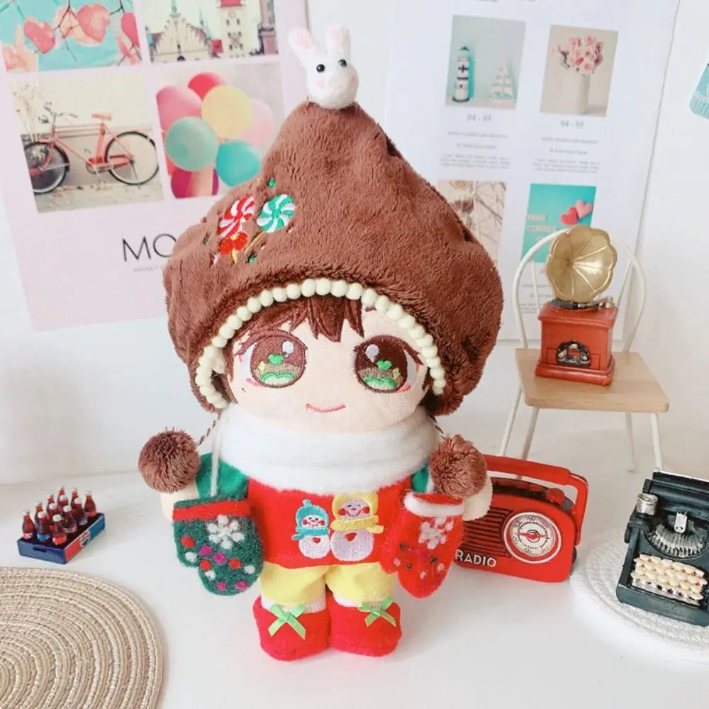 Lollipop Cotton Doll Clothes Gloves Snowman Cotton Doll Suit Set DIY Dress Up Plush Toy Clothes 20cm Cotton Doll
Lollipop Cotton Doll Clothes Gloves Snowman Cotton Doll Suit Set DIY Dress Up Plush Toy Clothes 20cm Cotton Doll